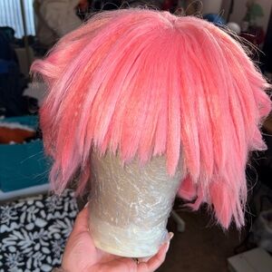 Ichigo Momomiya Tokyo mew mew cosplay costume wig crimped & styled